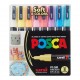  Posca Markers PC-3M - Soft Colors / 8 Pcs 